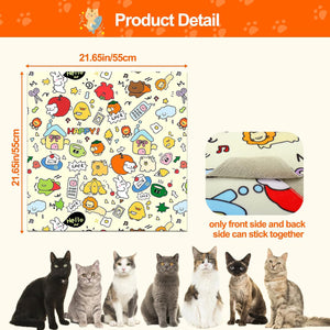Cat Grooming Supplies, 2025 New Cat Grooming Wrap Cat Restraint for Nail Clipping, Cat Wrap for Cutting Nails with Cat Nail Clipper Cat Swaddle Wrap for Calming & Holding Cat (Large)